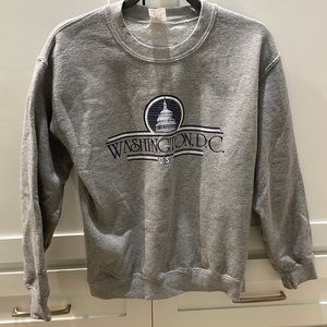 Gray Washington DC crewneck